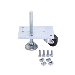 Leveling Mount & Plate with Caster Unit